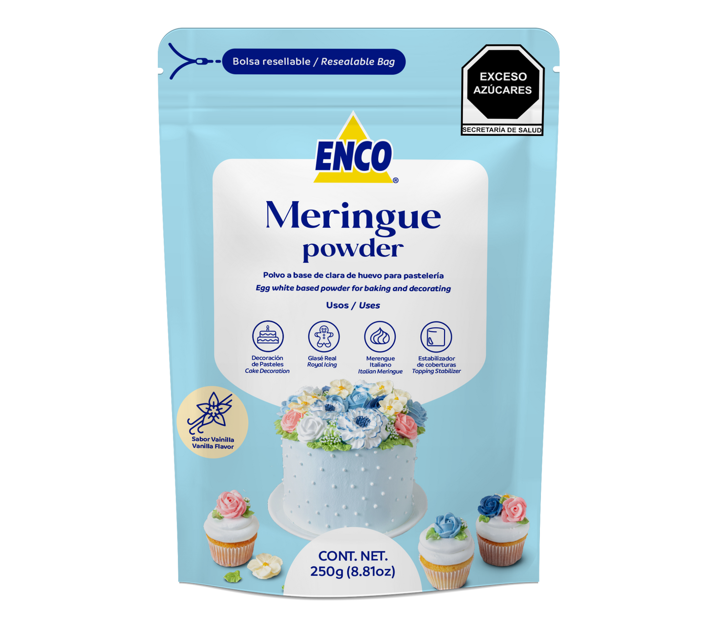 Merengue en polvo enco 250 g