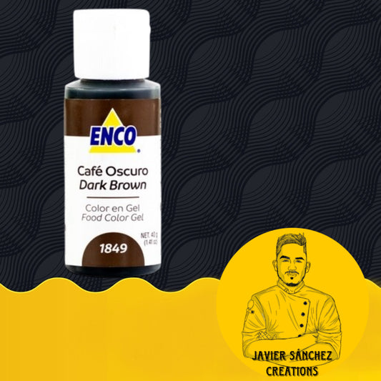 ENCO COLOR GEL CAFÉ OSCURO