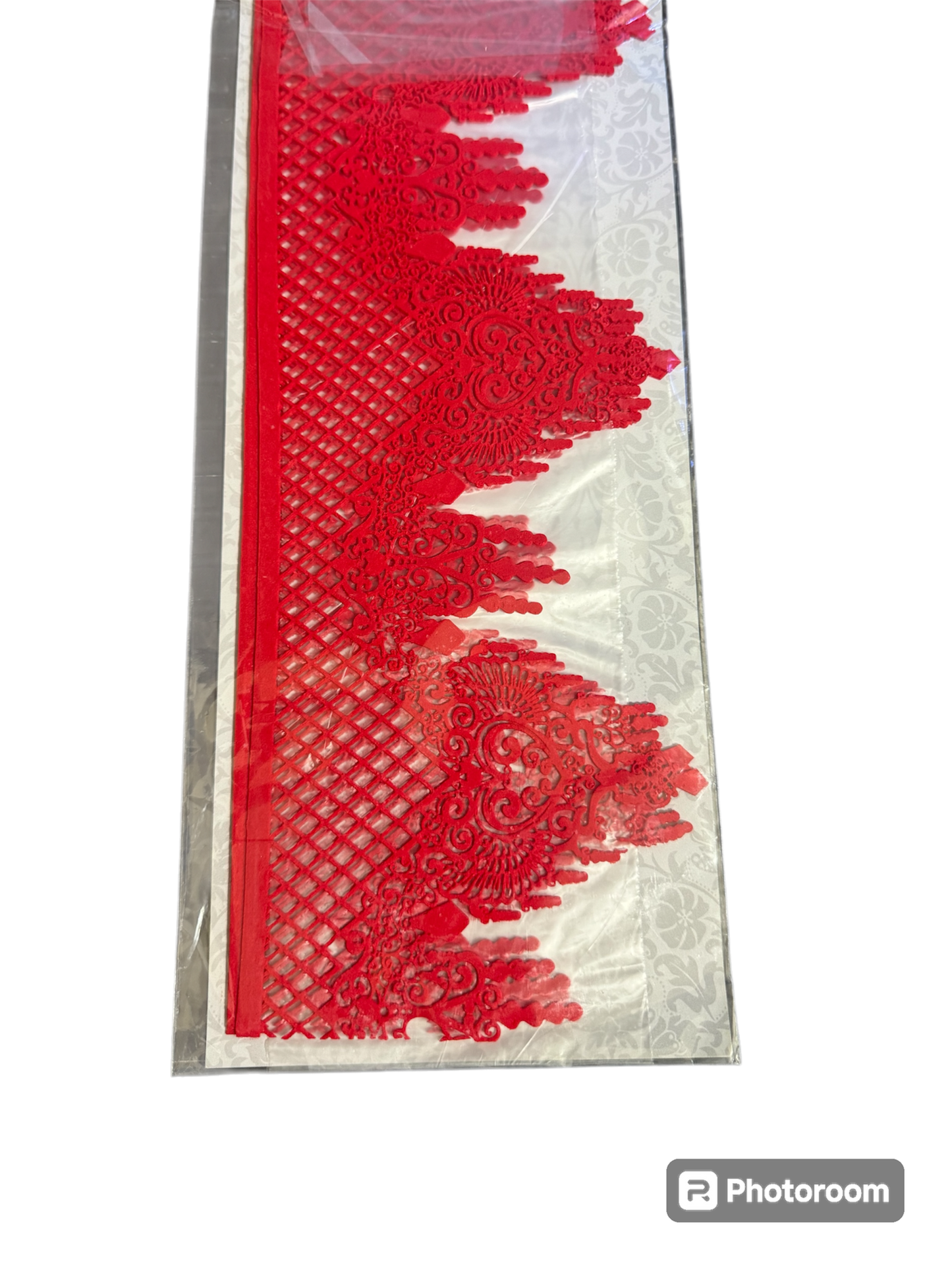 ENCAJE COMESTIBLE ROJO