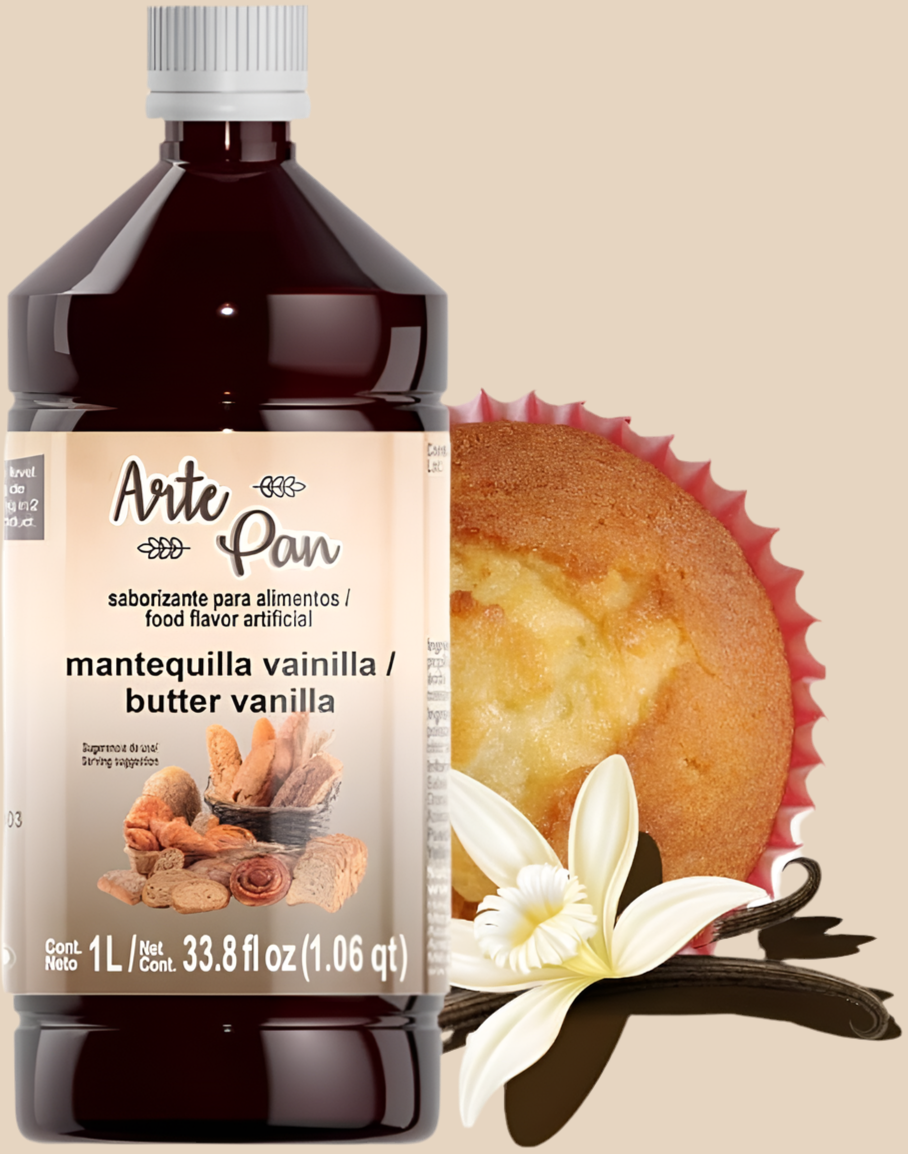 MANTEQUILLA VAINILLA CONC/ PARA PAN 1 LITRO