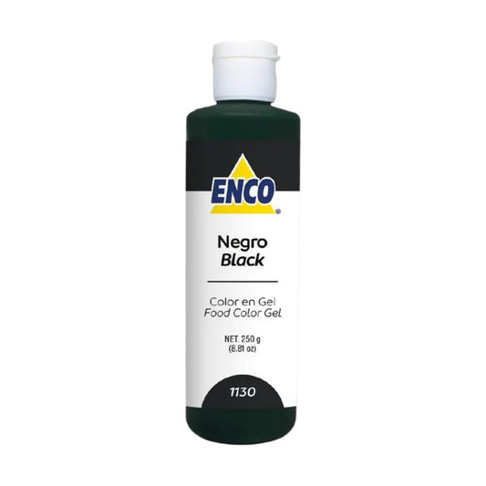 COLOR EN GEL NEGRO ENCO 250GR