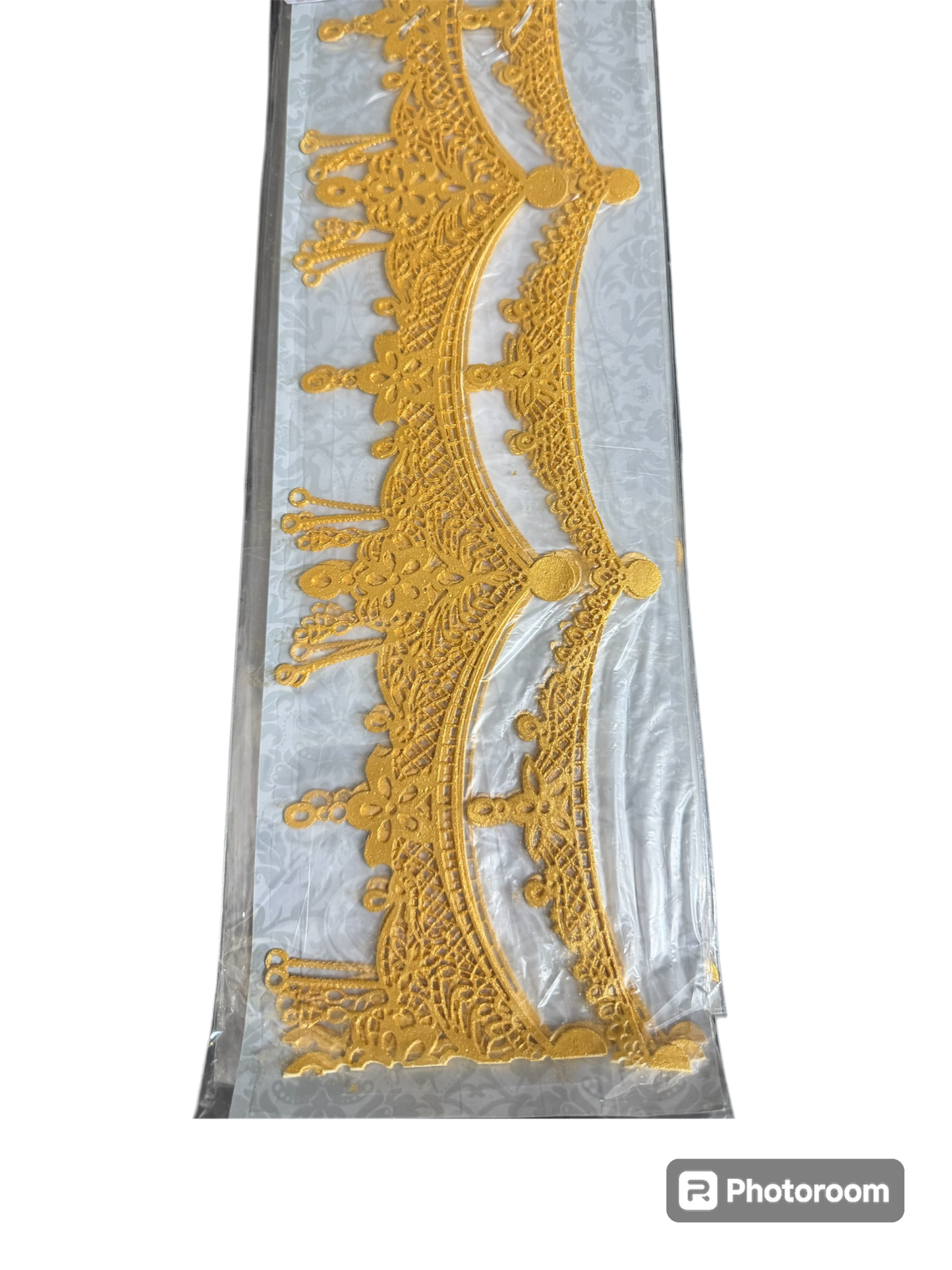 ENCAJE COMESTIBLE DORADO