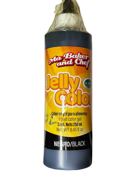 COLOR NEGRO JELLY COLOR 250 ml