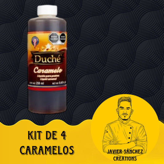 KIT DE 4 CARAMELOS DE 250 ml