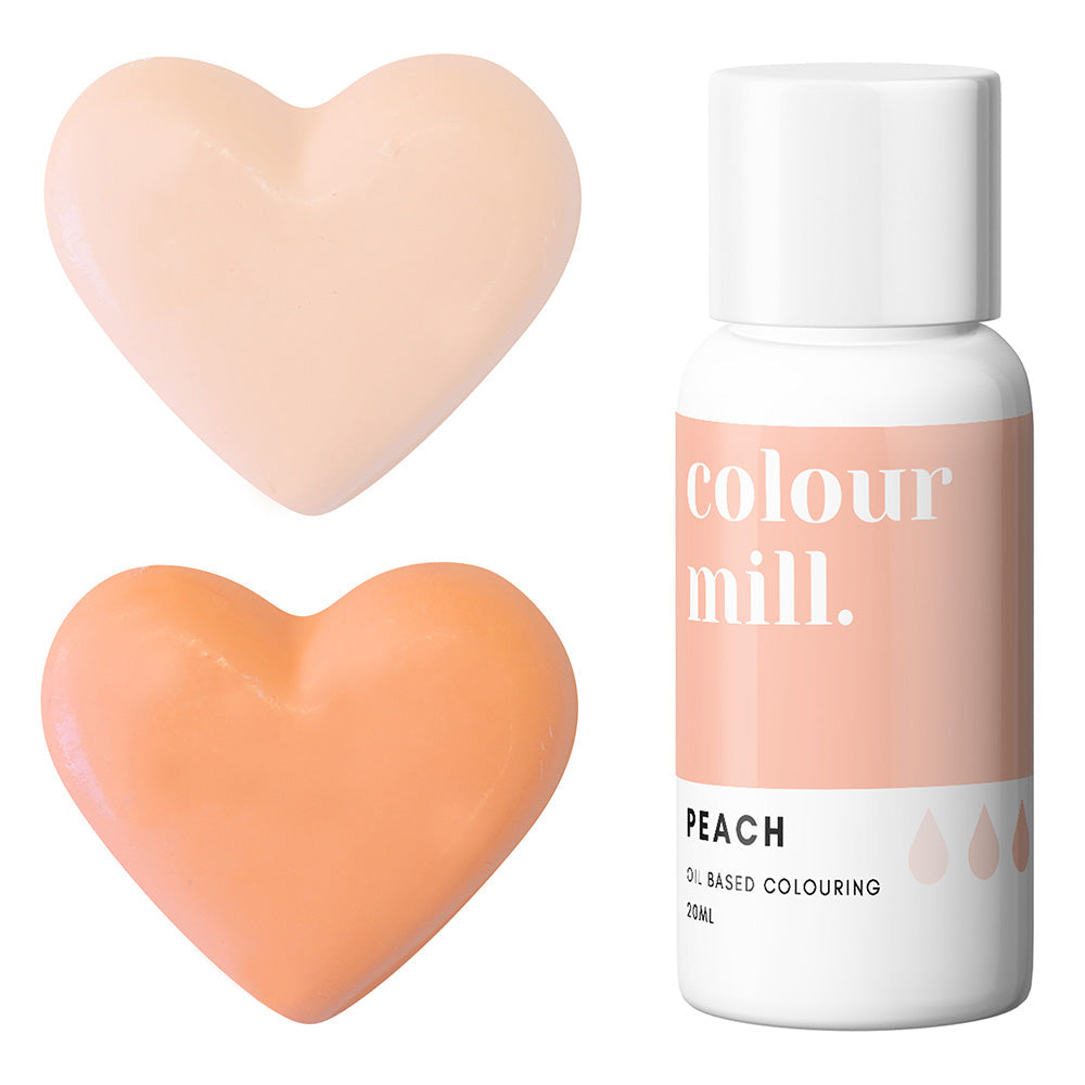 Color chocolate peach