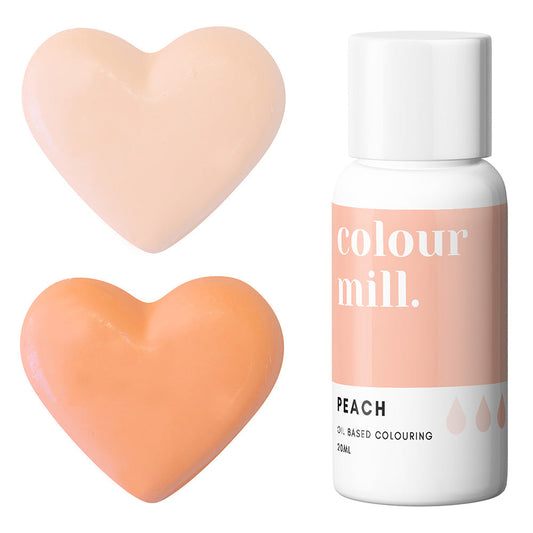 Color chocolate peach