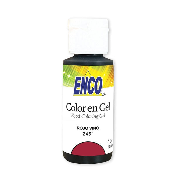 ROJO VINO ENCO GEL COLOR 40 G