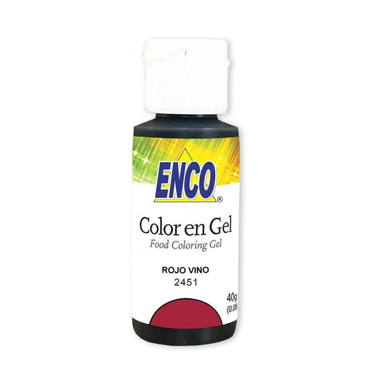 ROJO VINO ENCO GEL COLOR 40 G
