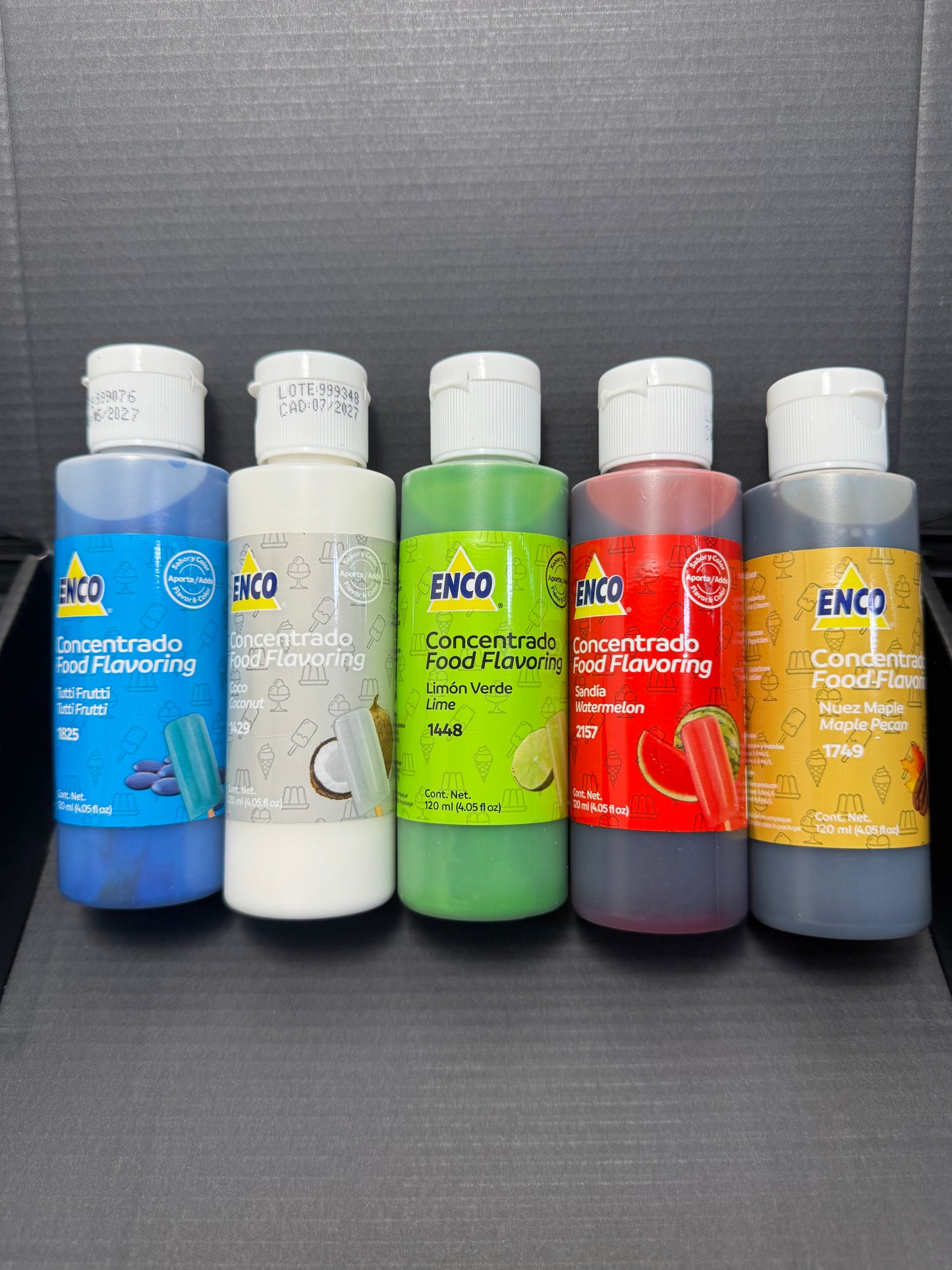 ENCO CONCENTRADOS 5 SABORES SURTIDOS 120 ml c / u